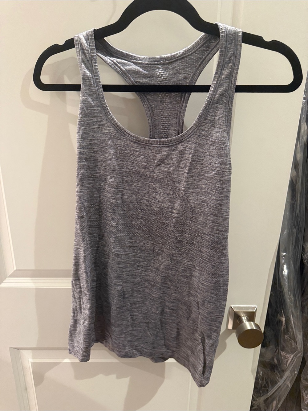 lululemon athletica Gray Racerback Tank Top